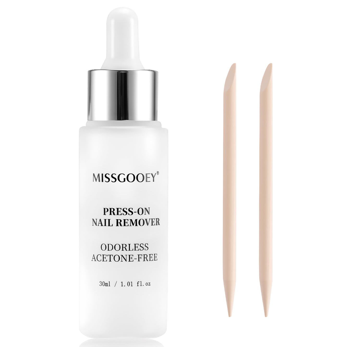 Missgooey ネイルリムーバー オフ ネイルチップ＆付け爪 接着剤リムーバー アセトンフリー ネイルグルーリムーバー ネイルオフ 30ｍL